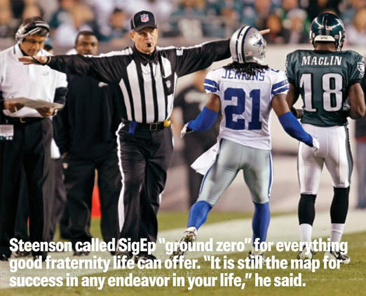 SigEp lays foundation for NFL official’s career